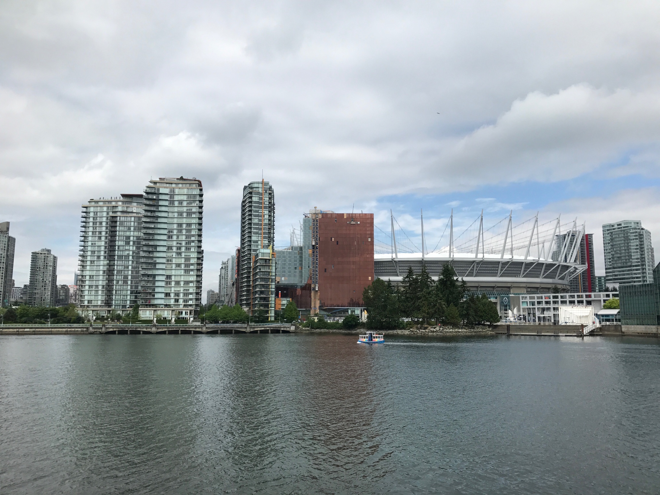 Vancouver avec son stade Olympique BC Place